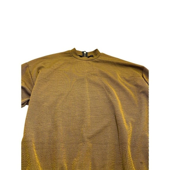 Zara Womens‎ Beige Crew Neck Pullover Sweater Small Long Sleeve Casual - Picture 3 of 6